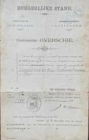 1855 De drie oudste archiefstukken