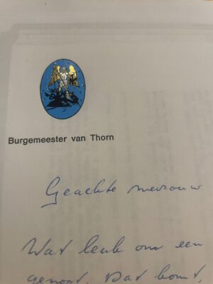 1996 Post van burgemeester Arie Pieter van der Lee